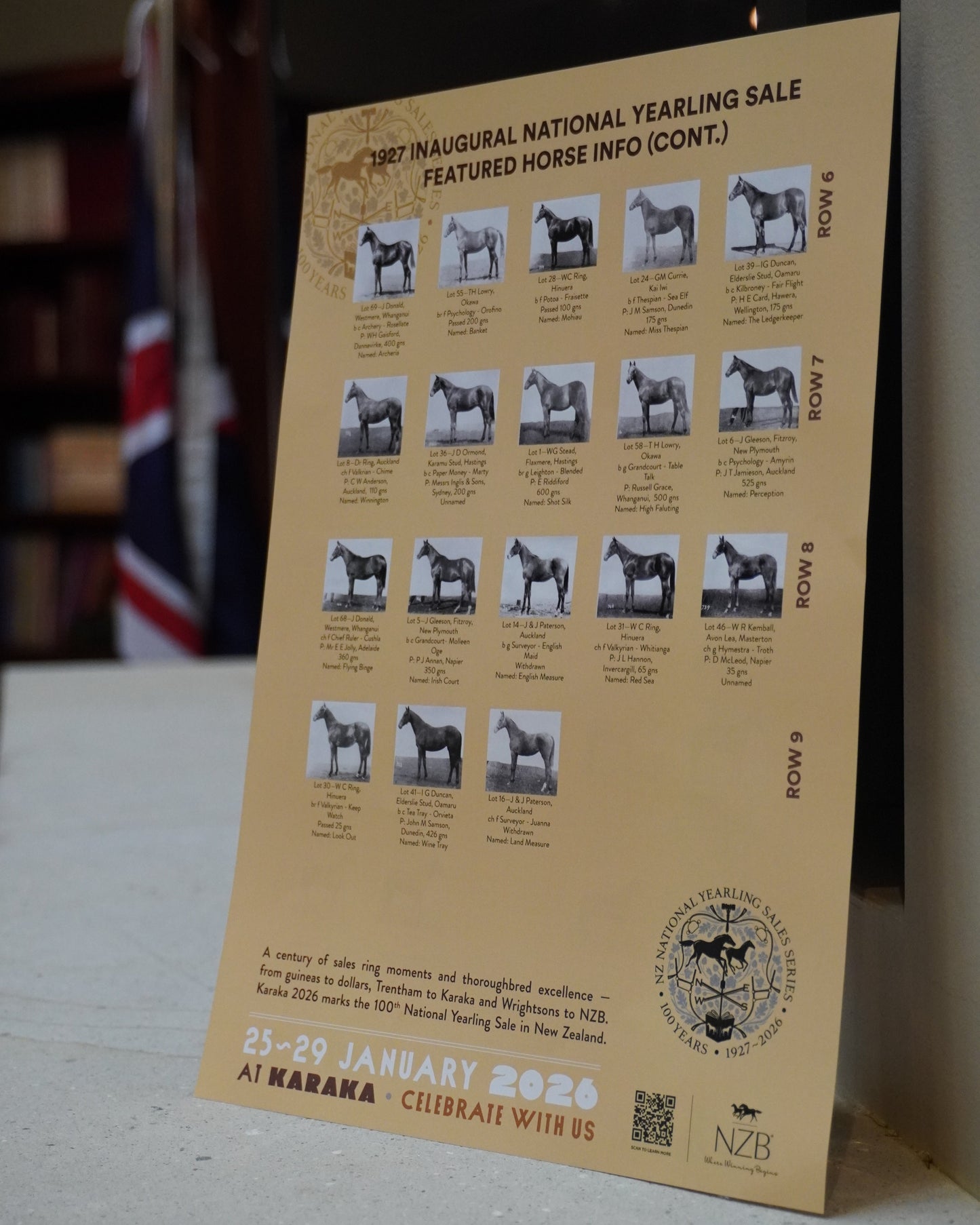 NZB 100 Years Tea Towel