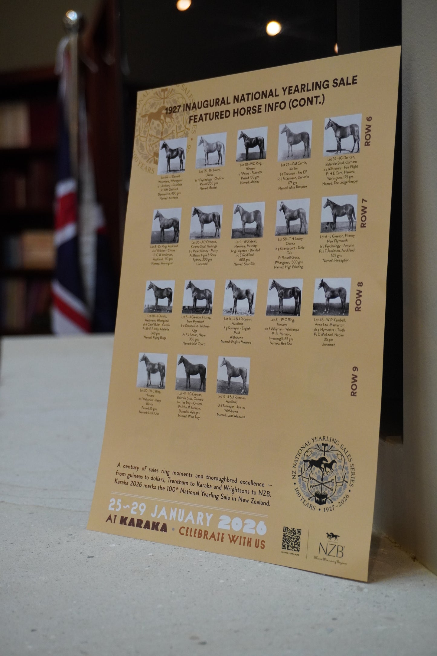 NZB 100 Years Tea Towel